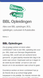 Mobile Screenshot of bblopleidingen.org