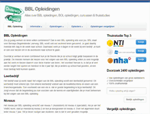 Tablet Screenshot of bblopleidingen.org